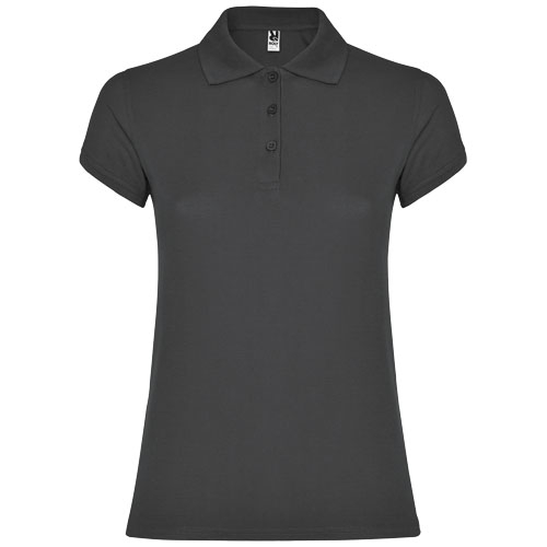 Polo Femme publicitaire coton 200gr Star ROLY Plomb foncé